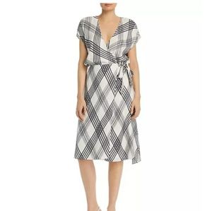 Joie  Bethwyn B Plaid wrap dress